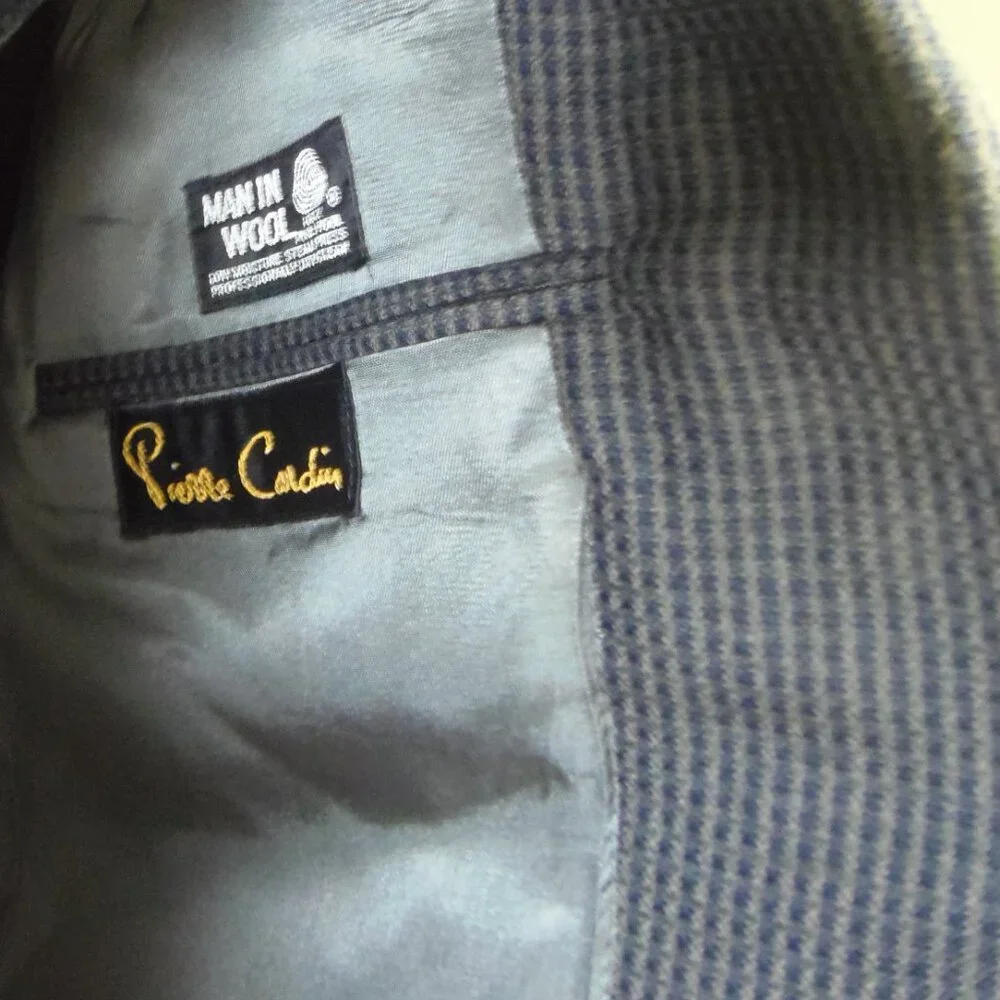 Vintage‎ Pierre Cardin Men's 100% Wool Sports Jacket 46-48R ACWU Labeled Sports